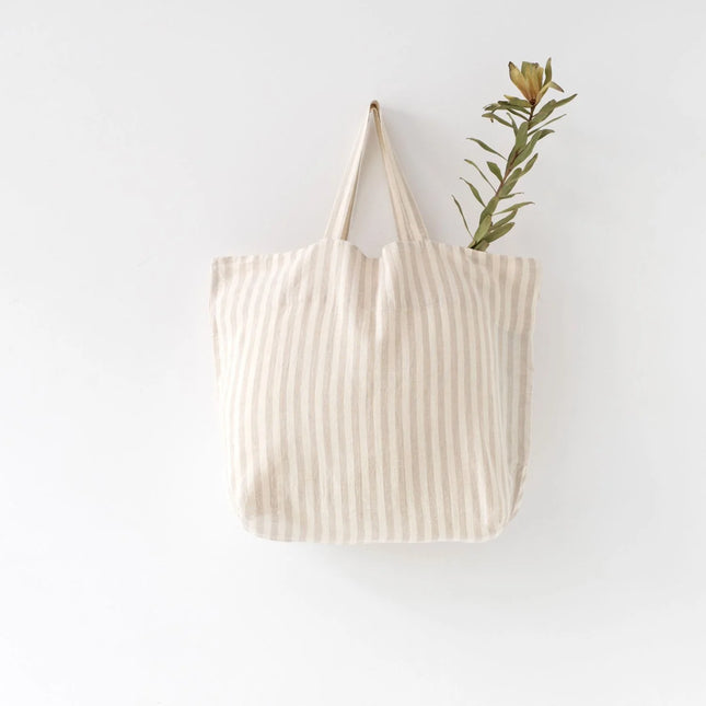 100% Linen Tote Bag