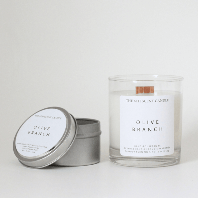 THE 6TH SCENT CANDLE Olive Branch Soy Candle