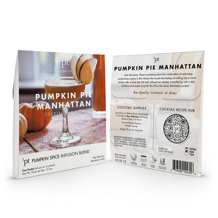 1 PT Cocktail Infusions, Pumpkin Pie Manhattan