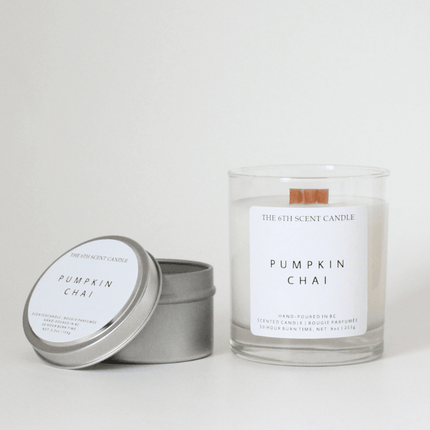 THE 6TH SCENT CANDLE Pumpkin Chai Soy Candle