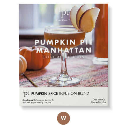 1 PT Cocktail Infusions, Pumpkin Pie Manhattan