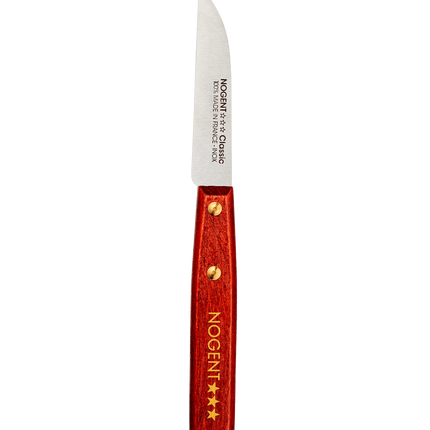 NOGENT FRANCE Wood-Handled Rounded Paring Knife, 3.25"