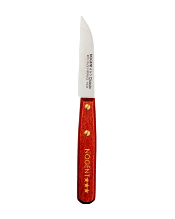 NOGENT FRANCE Wood-Handled Rounded Paring Knife, 3.25"