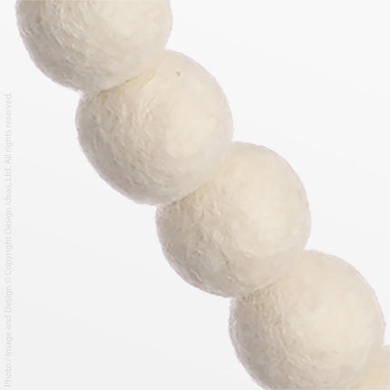 Wool Felt Pompom Garland, 96"