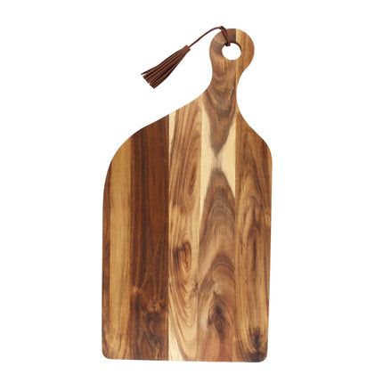 Tassel Acacia Handled Serving Board