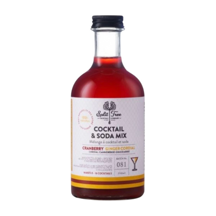 SPLIT TREE COCKTAIL CO. Cranberry Ginger Cocktail Mix