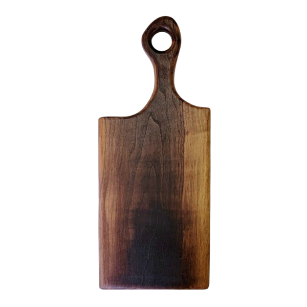 RUST & GRAIN Black Walnut Handled Charcuterie Board