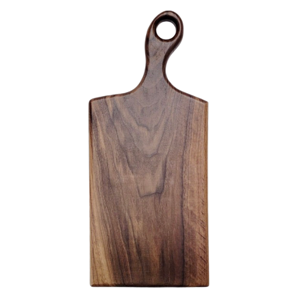 RUST & GRAIN Black Walnut Handled Charcuterie Board