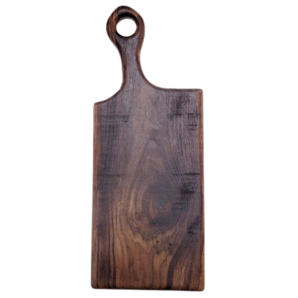 RUST & GRAIN Black Walnut Handled Charcuterie Board