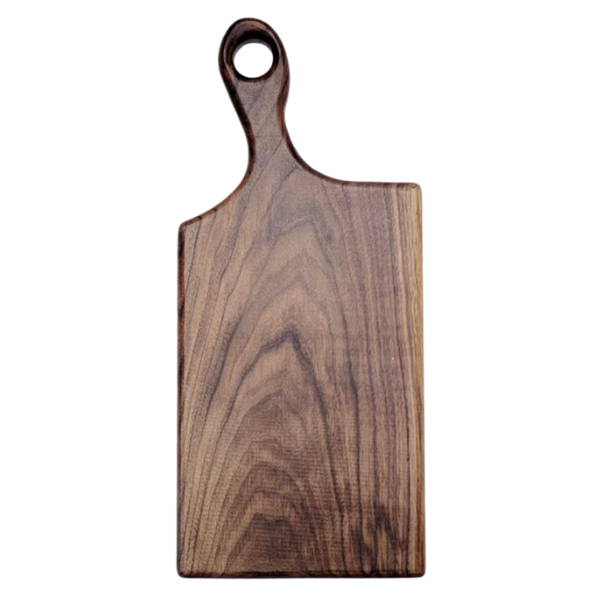 RUST & GRAIN Black Walnut Handled Charcuterie Board