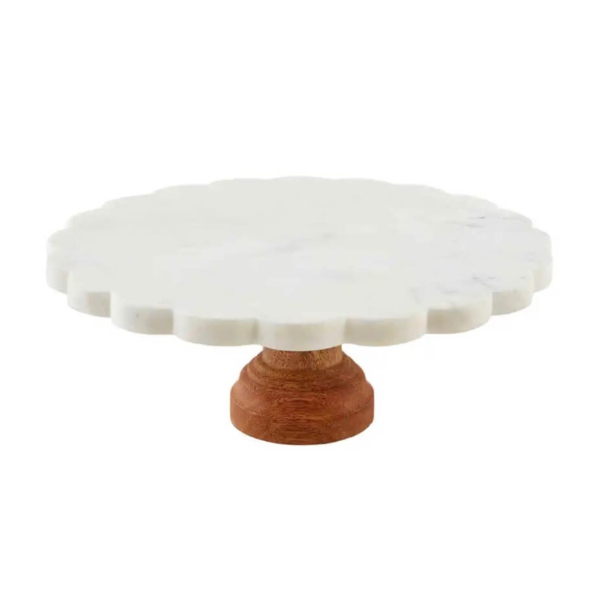 Scalloped Cake Stand