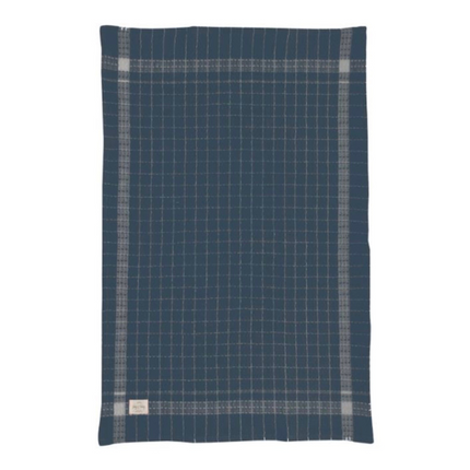 Box Check Waffle Tea Towel