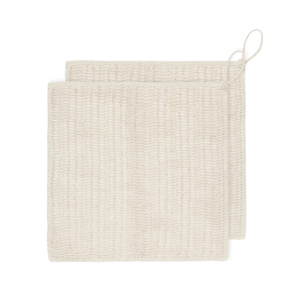 Cotton & Sisal Dishcloths, Set of 2