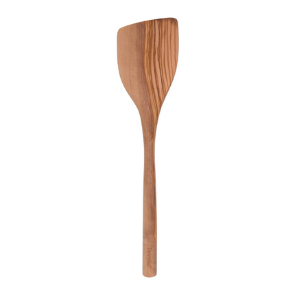 TOVOLO Olive Wood Angled Turner, 12"