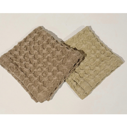 Waffle Weave Cotton Dish Cloths, Set of 2