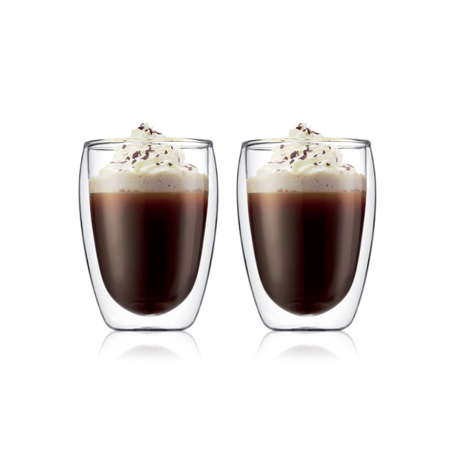 BODUM Pavina Double-Wall Glass, Set of 2