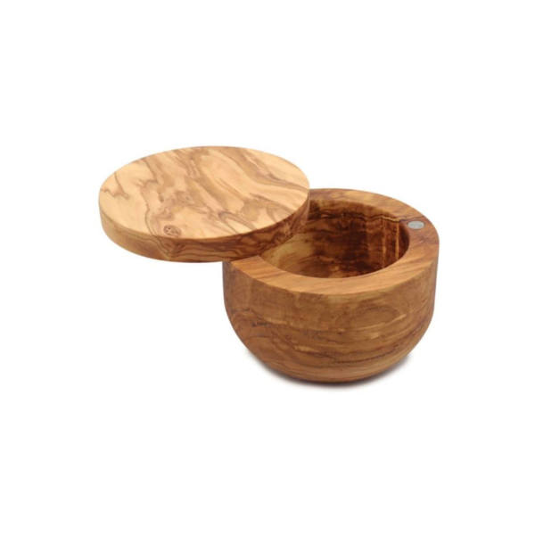 SIENA Olive Wood Salt Keeper