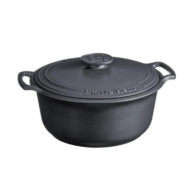 EMILE HENRY Sublime Round Dutch Oven, Graphite