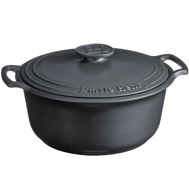 EMILE HENRY Sublime Round Dutch Oven, Graphite