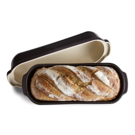 EMILE HENRY Ceramic Bread and Loaf Baker, Large