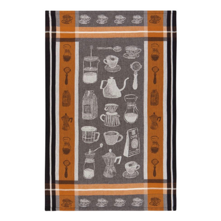 Coffee Break Jacquard Tea Towel