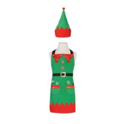 Kid's Apron & Chef's Hat, Daydream Elf