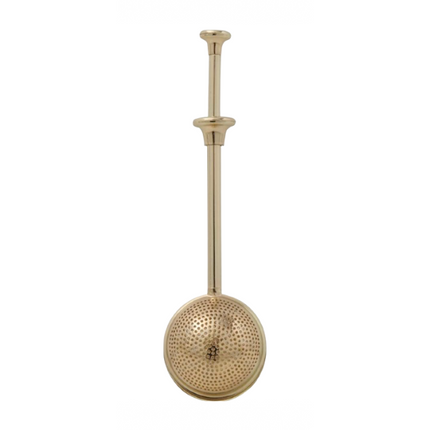 Stainless Steel Tea Ball w/Gold Finish