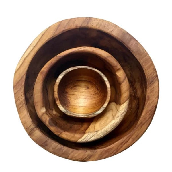 Teak Live Edge Bowl