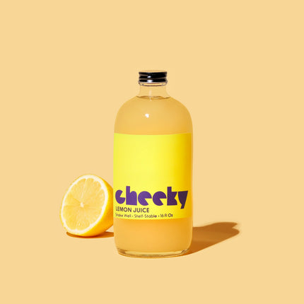 CHEEKY COCKTAILS Lemon Juice, 16oz.