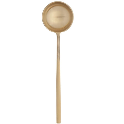 Long Handled Brushed Gold Spoon