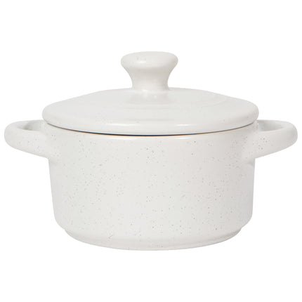 White Ceramic Cocotte, 9oz