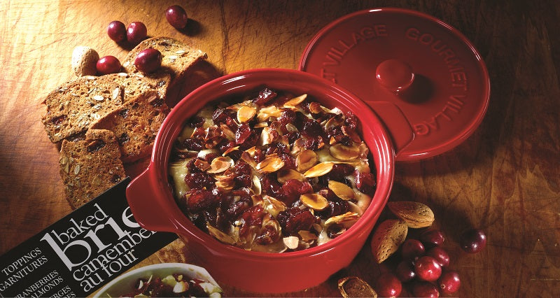 GOURMET VILLAGE Cranberry Almond Baked Brie Topping