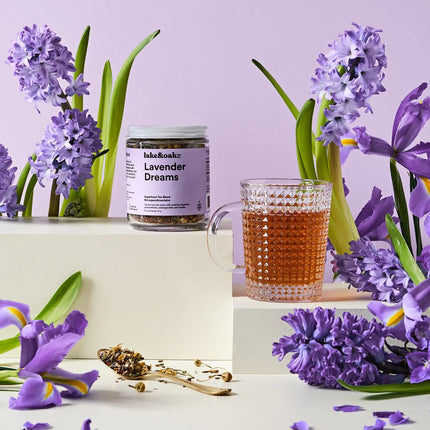 LAKE & OAK Lavender Vanilla Earl Grey Superfood Tea Blend