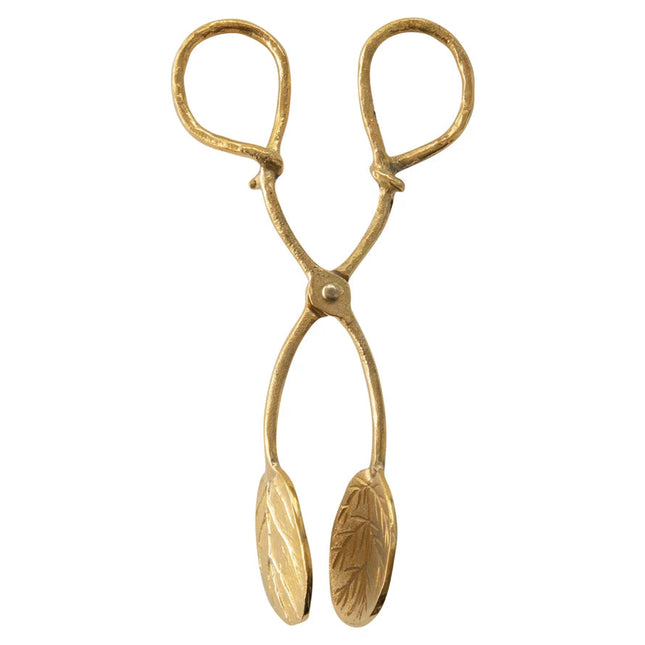 Brass Plated Serving Tongs