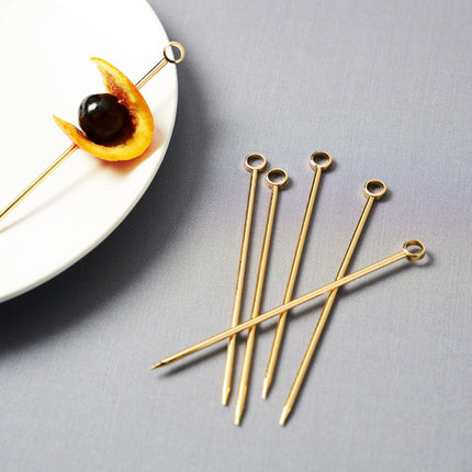 Gold Cocktail Picks