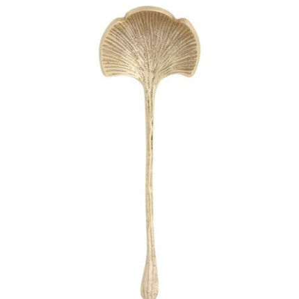 100" Brass Gingko Spoons, Individual