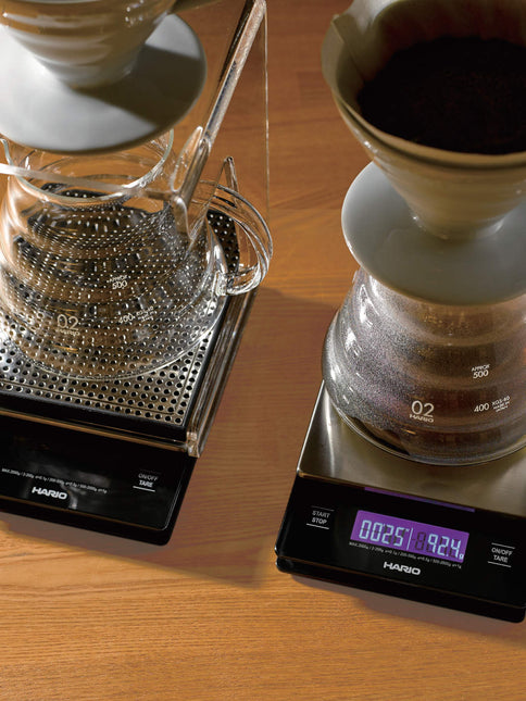 HARIO V60 Metal Drip Scale and Timer