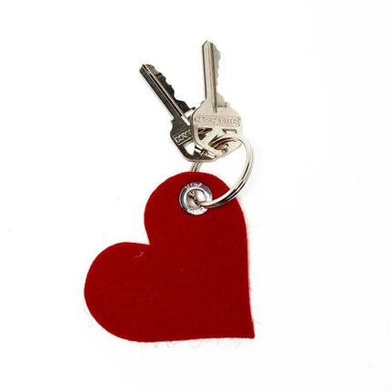 GRAF LANTZ Felted Merino Heart Keychain