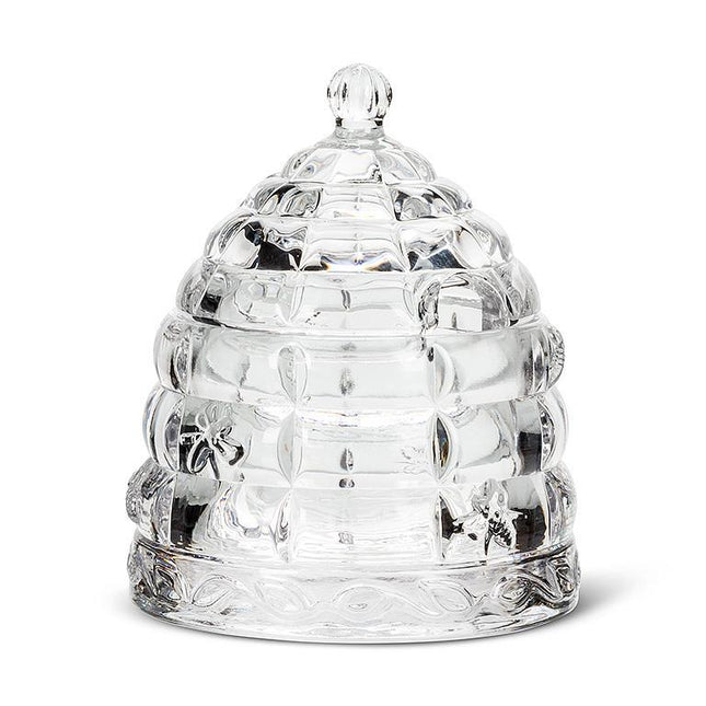 Glass Honey Pot