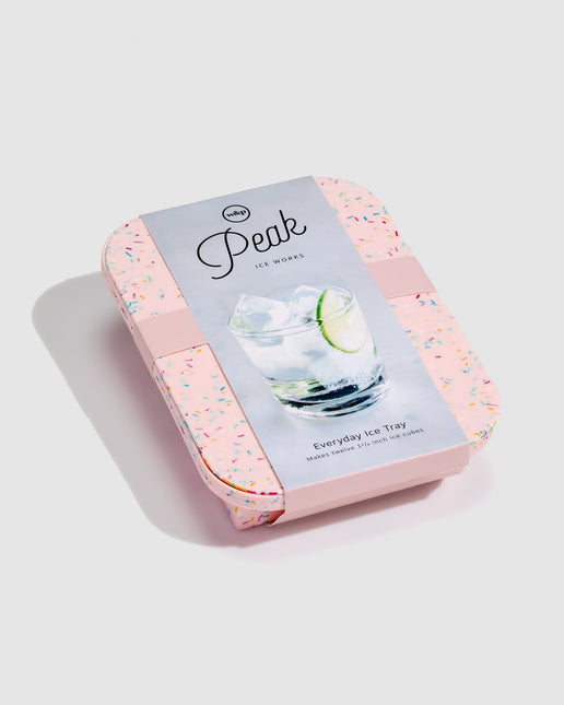 PEAK ICE WORKS Pink Speckle Everyday Ice Tray