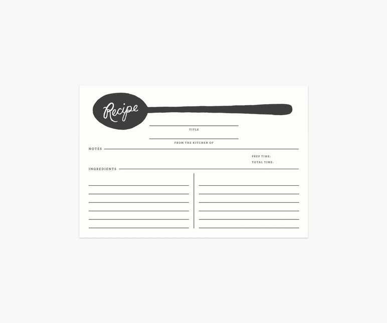 RIFLE PAPER CO. Recipe Card Refill