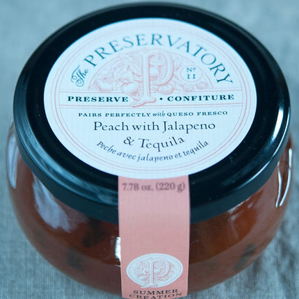 THE PRESERVATORY Peach Preserve with Jalapeno & Tequila