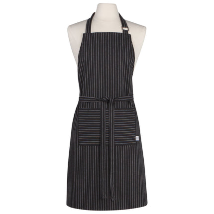 Chef's Apron, Pinstripe Black