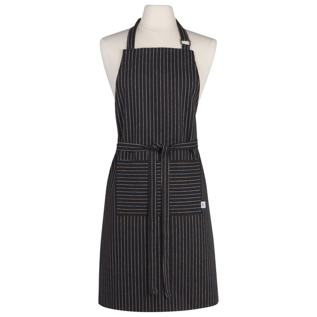 Chef's Apron, Pinstripe Black