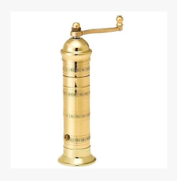 ALEXANDER Brass Salt Mill, 8"