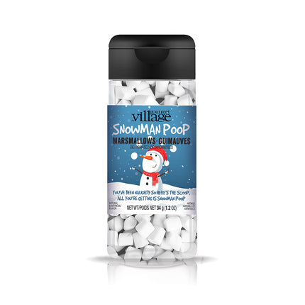 GOURMET VILLAGE Snowman Mini Dehydrated Marshmallows