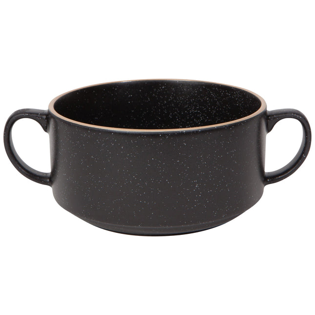 Stoneware Two-Handled Soup Bowl