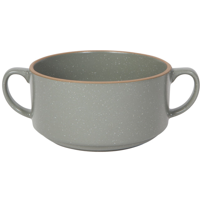 Stoneware Two-Handled Soup Bowl