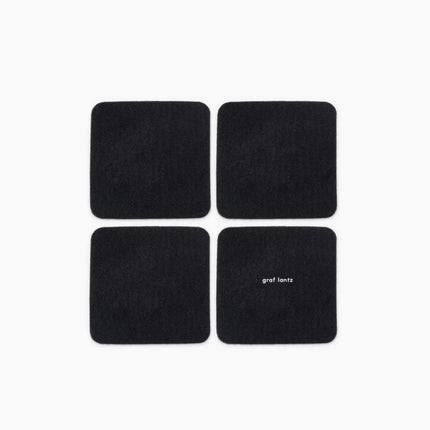 GRAF LANTZ Merino Wool Square Coasters, S/4