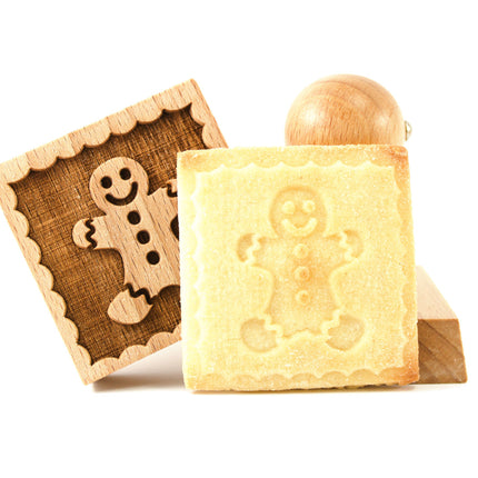 FOLKROLL Wooden Cookie Stamps, Seasonal